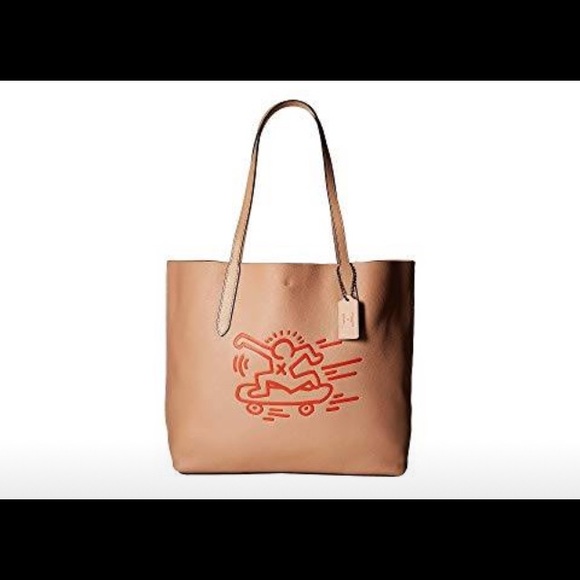 COACH Keith Haring Hudson Leather - Picture 1 of 4